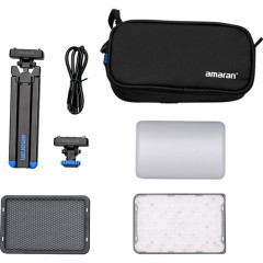 Світлодіодна панель Amaran Ace 25x Bi-Color LED Light Panel All-in-One Creator Kit (Silver) (MP02060005)
