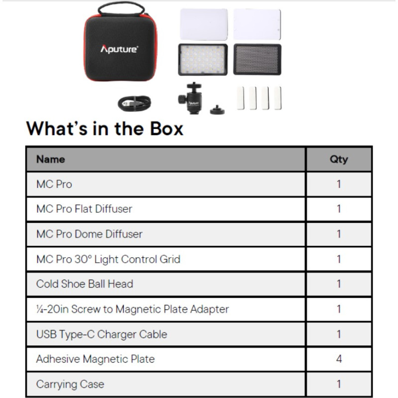 Aputure MC Pro RGB
