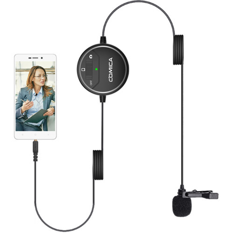Петличный микрофон Comica SIG.LAV V03 для DSLR Cameras and Smartphones