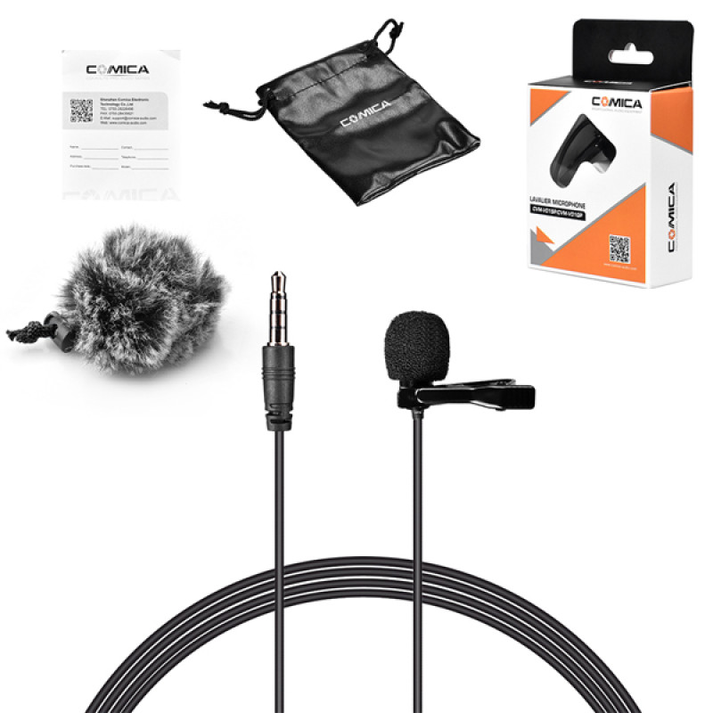 Петличный микрофон COMICA Lavalier Microphone for Smartphone