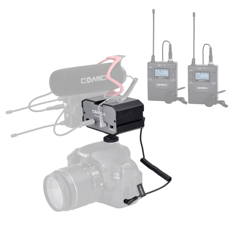 Звуковая карта COMICA CVM-AX1 3.5mm Dual-Groups Audio Mixer