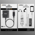 Адаптер COMICA Multi-Functional 3.5mm (support both TRS and TRRS 3.5mm Mics) to USB TYPE-C Audio Cable Adapter