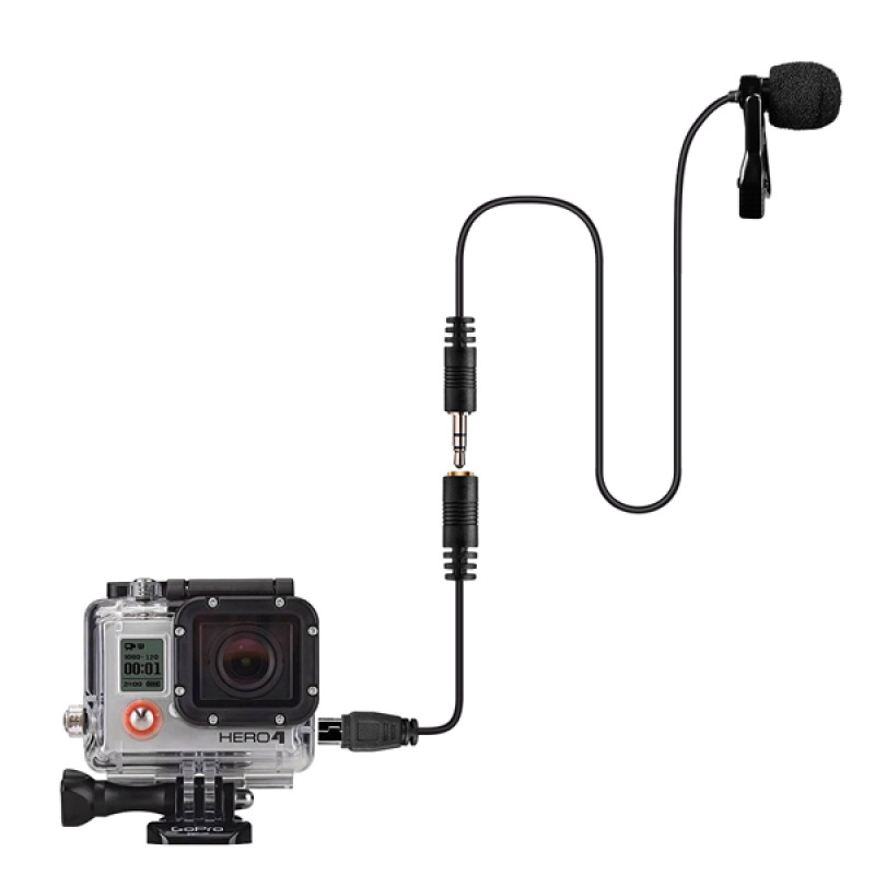 Петличный микрофон COMICA Lavalier Microphone for Camera and GoPro