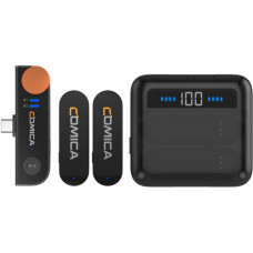 Беспроводная микрофонная система Comica Audio Vimo S UC для 2 человек с разъемом USB-C для мобильных устройств  (Black, 2.4 GHz) (VIMOS-UC-B)