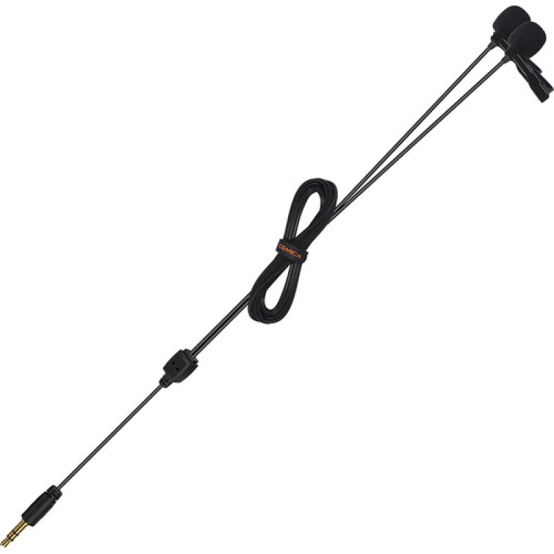 Петличный микрофон COMICA Dual-head Lavalier Microphone CVM-D02 (B4.5m)