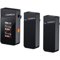 Comica Audio Vimo C2 Mini 2-местная беспроводная микрофонная система для камер и смартфонов с разъемом 3,5 мм (2,4 ГГц)