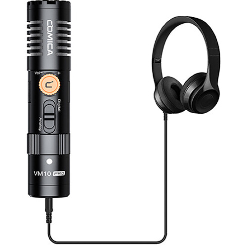 Comica Audio VM10 PRO Mini Cardioid Digital/Analog Shotgun Microphone for Cameras & Smartphones