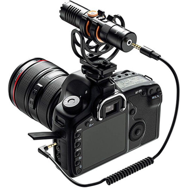 Comica Audio VM10 PRO Mini Cardioid Digital/Analog Shotgun Microphone for Cameras & Smartphones