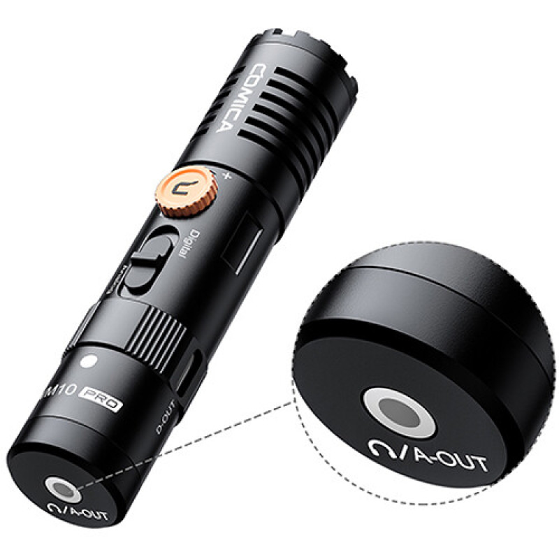 Comica Audio VM10 PRO Mini Cardioid Digital/Analog Shotgun Microphone for Cameras & Smartphones