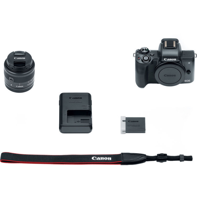 Canon EOS M50 Kit 15-45 IS STM Black