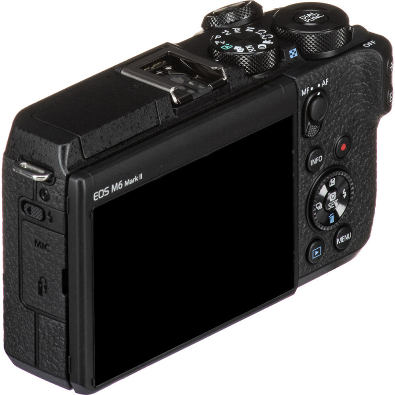 Canon EOS M6 Mark II Mirrorless Digital Camera (Black, Body Only)