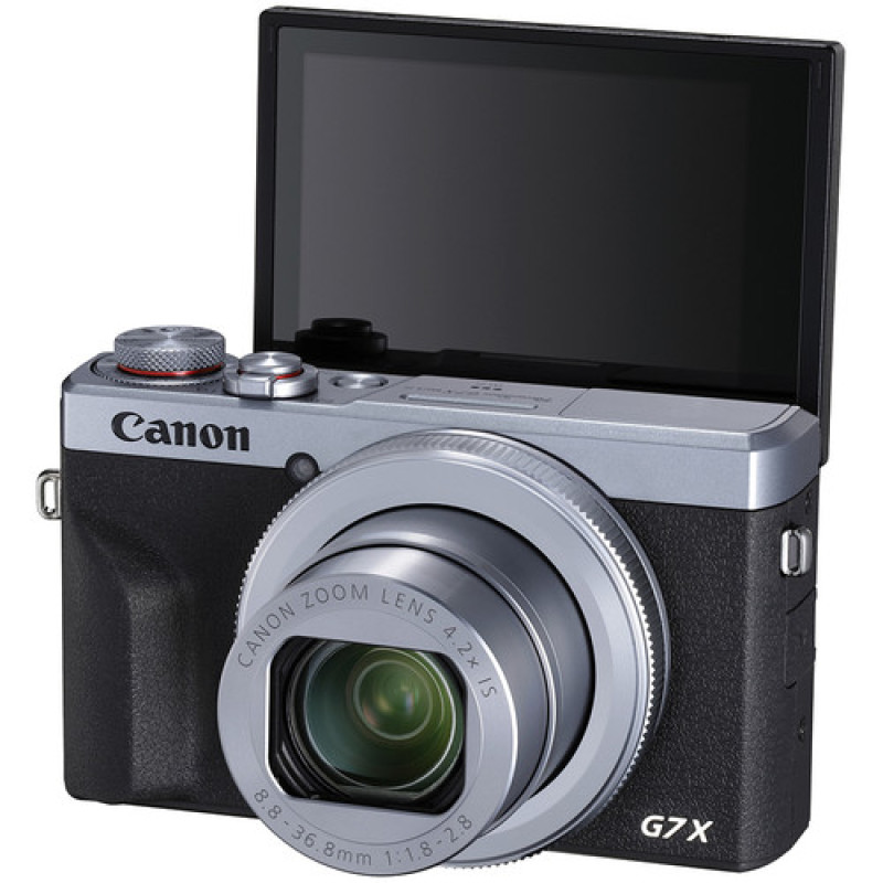Камера Canon PowerShot G7X Mark III (серебряная)
