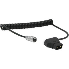 Core SWX Coiled D-Tap to 2-Pin Cable for Blackmagic Pocket 4K & 6K (18 to 48")