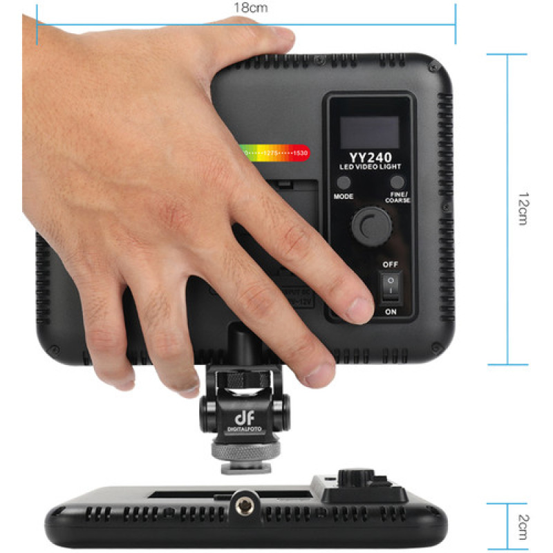 LED світло DigitalFoto 240 RGB LED Panel Video Light