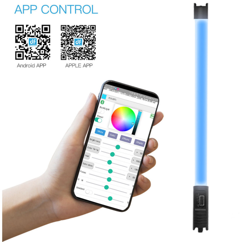 LED трубка DigitalFoto Solution Limited Chameleon LED RGB Tube Light with App Control (4')
