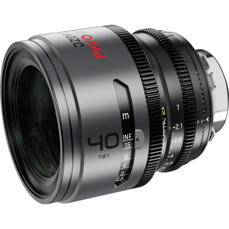 Об'єктив DZOFILM Pavo 2x anamorphic Prime 40mm T2.1-Neutral Coating- PL&EF mount (feet) (DZO-PA4021PLIN)