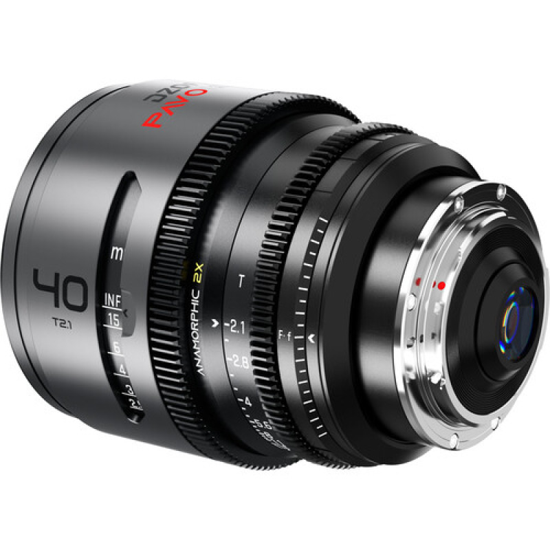 Об'єктив DZOFILM Pavo 2x anamorphic Prime 40mm T2.1-Neutral Coating- PL&EF mount (feet) (DZO-PA4021PLIN)