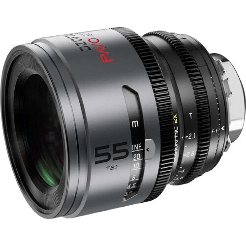 Об'єктив DZOFILM Pavo 2x anamorphic Prime 55mm T2.1-Neutral Coating- PL&EF mount (feet) (DZO-PA5521PLIN)