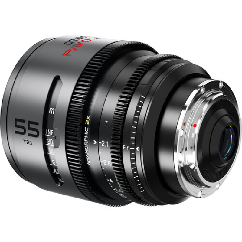Об'єктив DZOFILM Pavo 2x anamorphic Prime 55mm T2.1-Neutral Coating- PL&EF mount (feet) (DZO-PA5521PLIN)