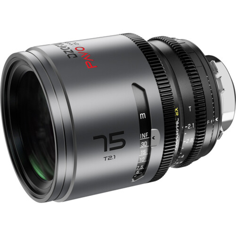 Об'єктив DZOFILM Pavo 2x anamorphic Prime 75mm T2.1-Neutral Coating- PL&EF mount (feet) (DZO-PA7521PLIN)