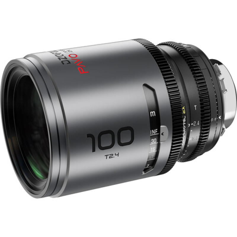 Об'єктив DZOFILM Pavo 2x anamorphic Prime 100mm T2.1-Neutral Coating- PL&EF mount (feet) (DZO-PA10021PLIN)