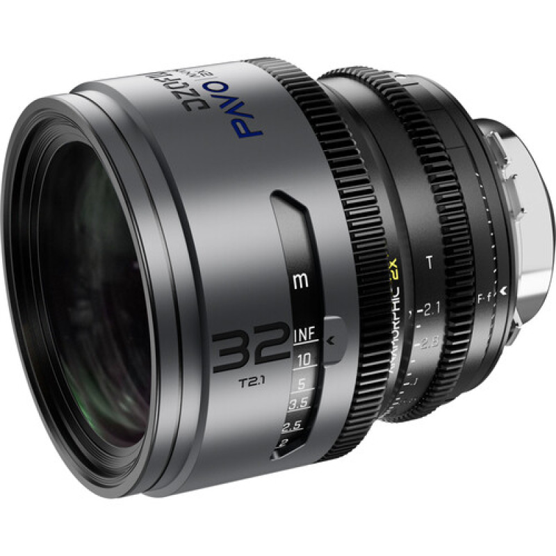 Об'єктив DZOFILM Pavo 2x anamorphic Prime 32mm T2.1-Blue Coating- PL&EF mount (feet) (DZO-PA3221PLIB)