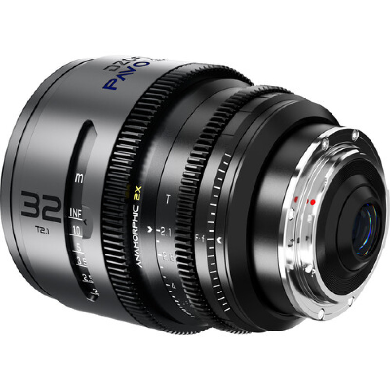 Об'єктив DZOFILM Pavo 2x anamorphic Prime 32mm T2.1-Blue Coating- PL&EF mount (feet) (DZO-PA3221PLIB)