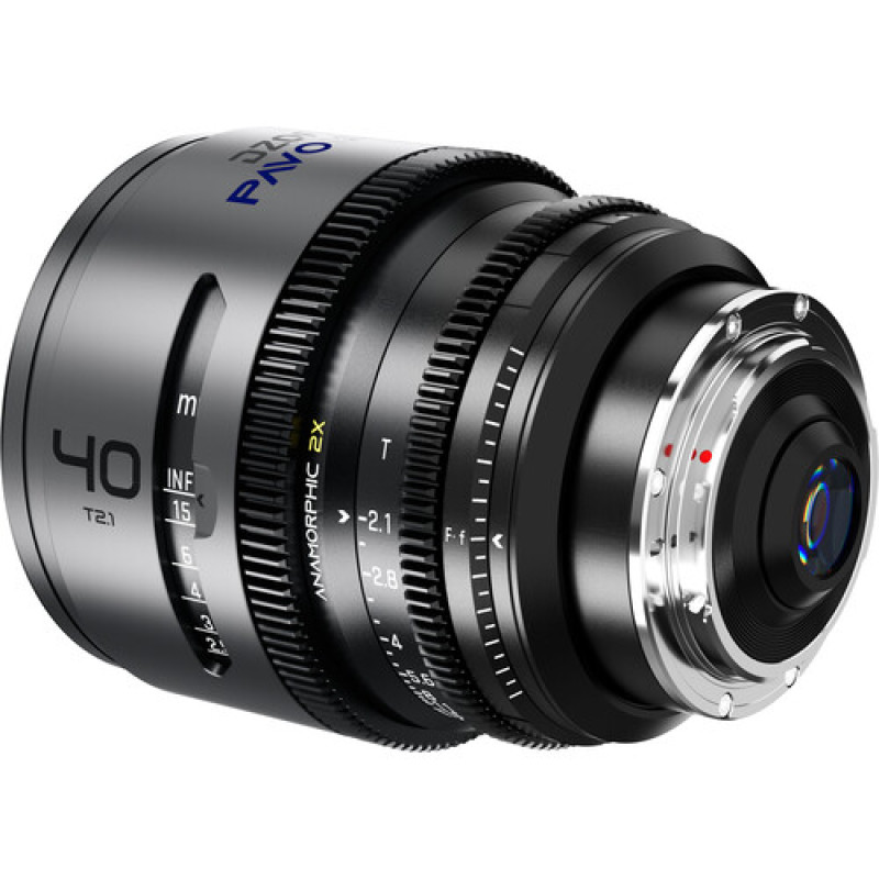 Об'єктив DZOFILM Pavo 2x anamorphic Prime 40mm T2.1-Blue Coating- PL&EF mount (feet) (DZO-PA4021PLIB)