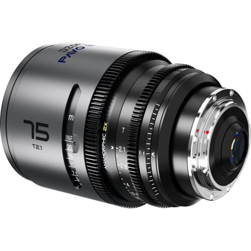 Об'єктив DZOFILM Pavo 2x anamorphic Prime 75mm T2.1-Blue Coating- PL&EF mount (feet) (DZO-PA7521PLIB)