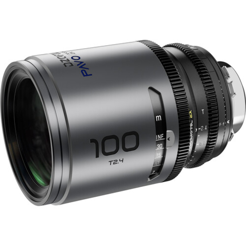 Об'єктив DZOFILM Pavo 2x anamorphic Prime 100mm T2.1-Blue Coating- PL&EF mount (feet) (DZO-PA10021PLIB)