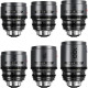 Об'єктиви DZOFILM Pavo 2x anamorphic 6-lens set 28/32/40/55/75/100mm T2.1 -Neutral Coating- PL&EF mount (feet) (DZO-PA6PLIN)