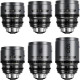 Об'єктиви DZOFILM Pavo 2x anamorphic 6-lens set 28/32/40/55/75/100mm T2.1 -Blue Coating- PL&EF mount (feet) (DZO-PA6PLIB)