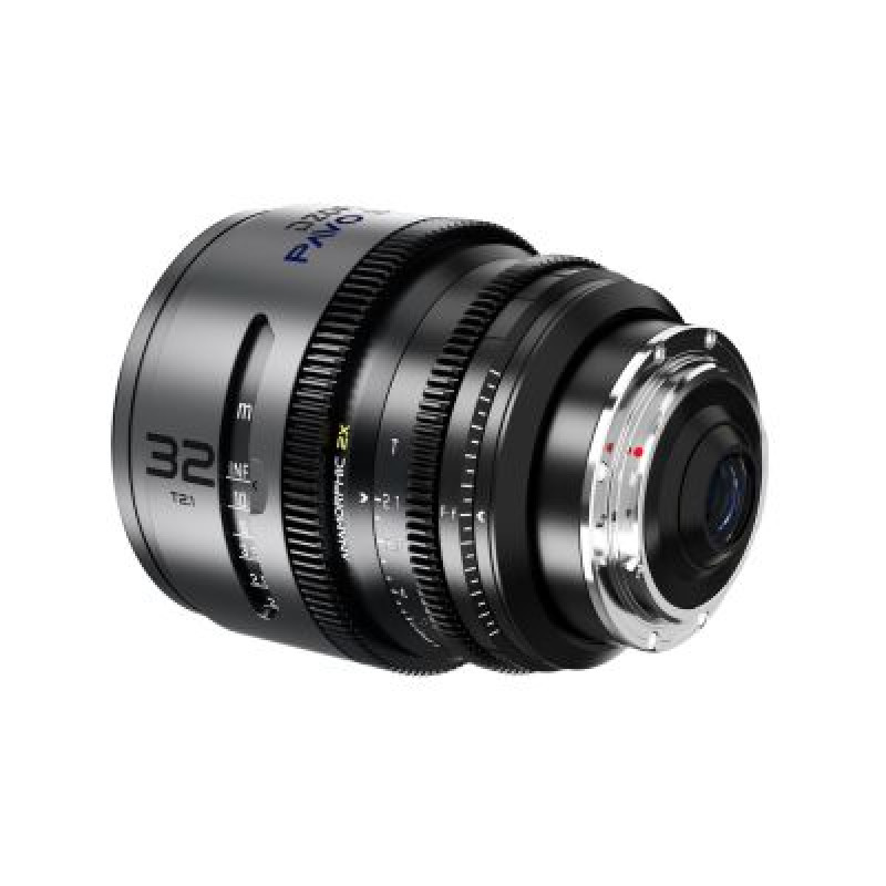Об'єктив DZOFILM Pavo 2x anamorphic Prime 32mm T2.1-Blue Coating- PL&EF mount (meter) (DZO-PA3221PLMB)