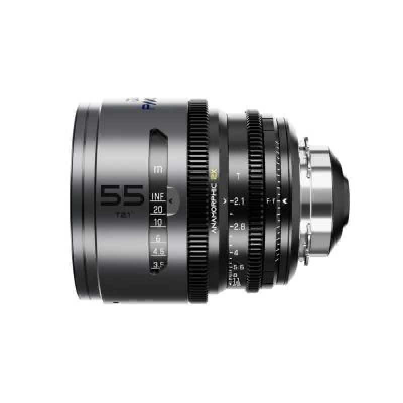 Об'єктив DZOFILM Pavo 2x anamorphic Prime 55mm T2.1-Blue Coating- PL&EF mount (meter) (DZO-PA5521PLMB)