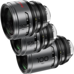 Об'єктиви DZOFILM Pavo 2x anamorphic Prime B set 32/55/100mm T2.1 -Neutral Coating- PL&EF mount (meter) (DZO-PAB3PLMN)