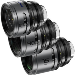 Объективы DZOFILM Pavo 2x anamorphic Prime A set 28/40/75mm T2.1 -Blue Coating- PL&EF mount (meter) (DZO-PAA3PLMB)