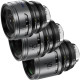 Объективы DZOFILM Pavo 2x anamorphic Prime A set 28/40/75mm T2.1 -Blue Coating- PL&EF mount (meter) (DZO-PAA3PLMB)