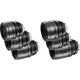 Об'єктиви DZOFILM Pavo 2x anamorphic 6-lens set 28/32/40/55/75/100mm T2.1 -Neutral Coating- PL&EF mount (meter) (DZO-PA6PLMN)