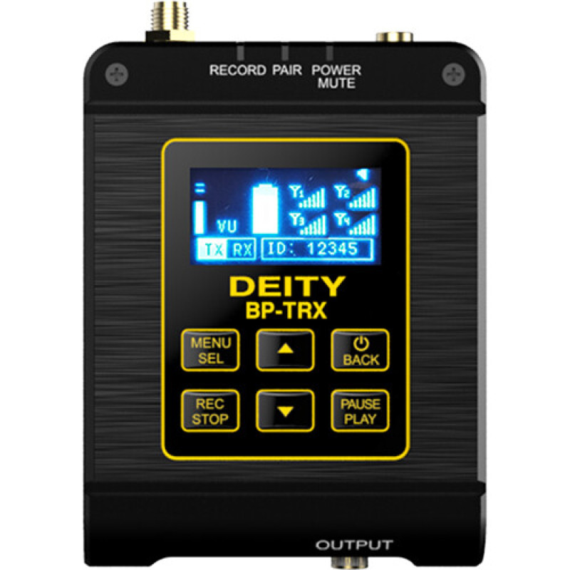 Deity Microphones BP-TRX Compact Microphone Recorder and Wireless Transceiver with Timecode I/O (2.4 GHz)