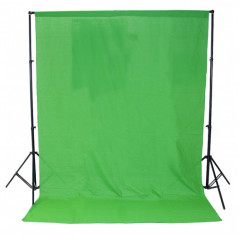 Тканевый однотонный фон 3 x 6 м (зеленый) Chromakey