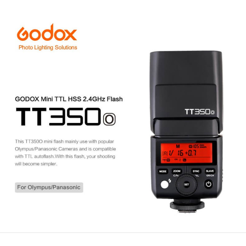 Спалах Godox TT350O для Olympus & Panasonic