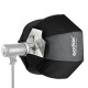 Студийный зонт софтбокс Godox Umbrella Softbox without Velco,with Bowens Adpater (Octa 80 см)