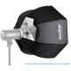 Складной октобокс с сотами Godox SB-GUE80 под байонет Bowens (Octa 80 см)
