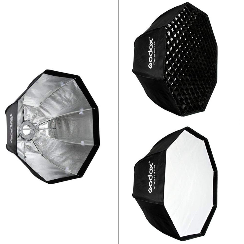 Складной октобокс с сотами Godox SB-GUE80 под байонет Bowens (Octa 80 см)