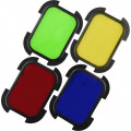 Набор Godox BD-07 (шторки, соты, цветные фильтры) для AD200 