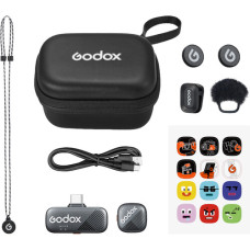 Беспроводная микрофонная система Godox Cube-S Wireless Microphone System с USB-C Connector for Mobile (CUBE-SC KIT 1)