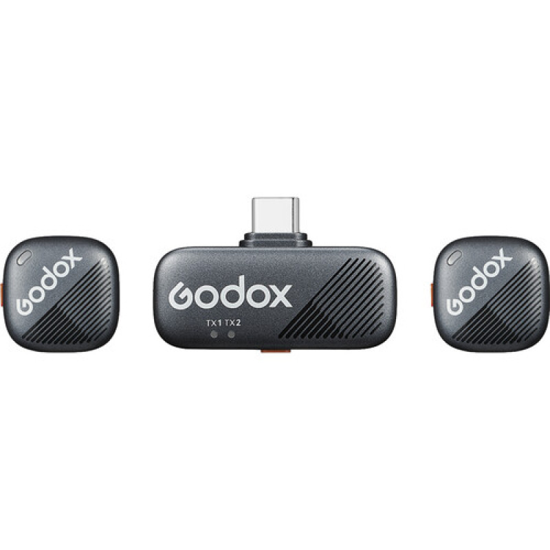 Бездротова мікрофонна система Godox Cube-S 2-Person Wireless Microphone System with USB-C Connector (CUBE-SC KIT 2)