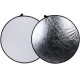 Відбивач світла Godox Collapsible Reflector Disc 2-in-1 Silver&White RFT-02-110110
