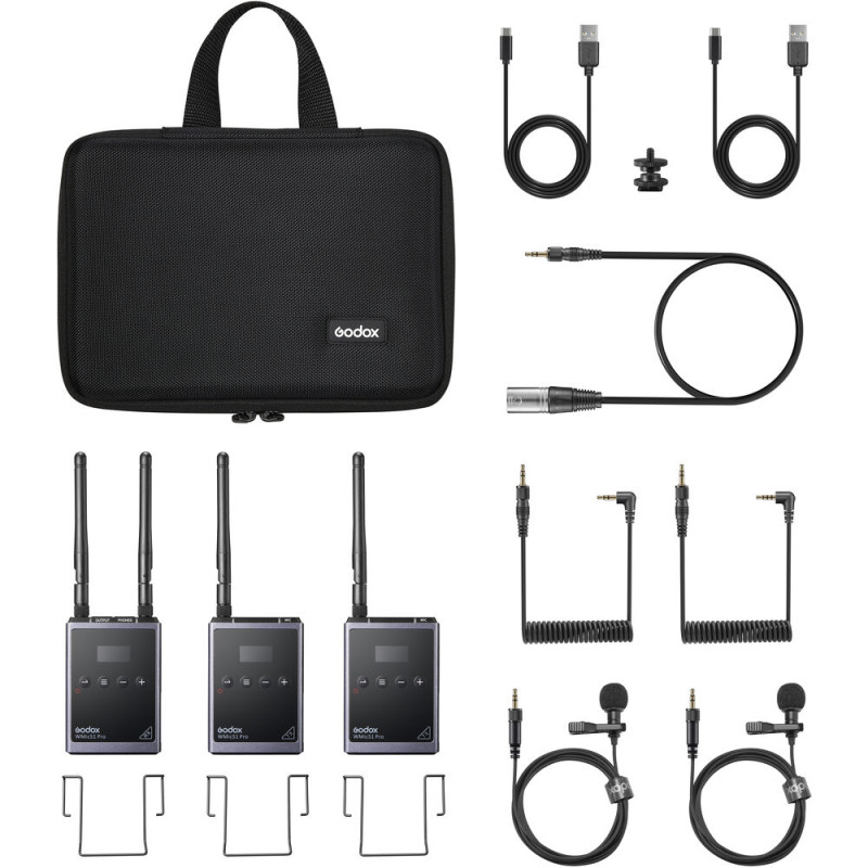 Бездротова мікрофонна система Godox UHF Wireless Microphone System (WmicS1 Pro Kit2)
