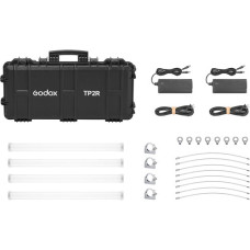 Godox TP2R Pixel RGB LED Tube Light (2', 4-Light Kit)